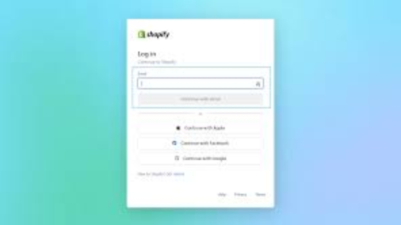 How to Log into Your Shopify Store