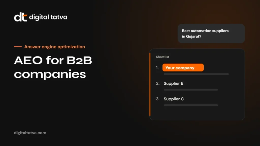 AEO for B2B Companies: How to Get Named When Buyers Ask AI