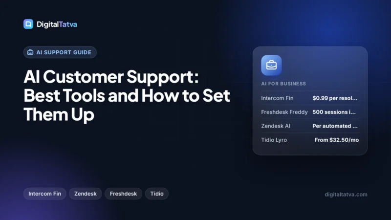 AI Customer Support: Best Tools and How to Set Them Up