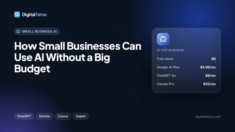 How Small Businesses Can Use AI Without a Big Budget