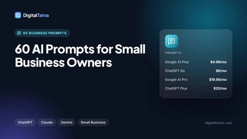 60 AI Prompts for Small Business Owners