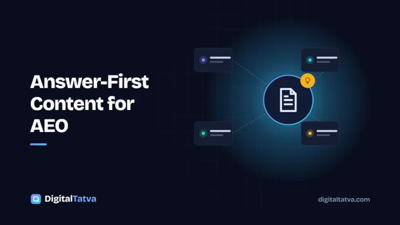 How to Write Answer-First Content for AEO (With Examples)