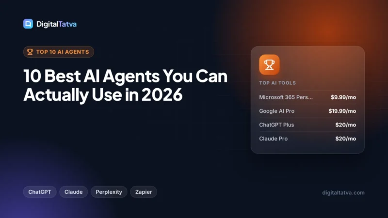 10 Best AI Agents You Can Actually Use in 2026