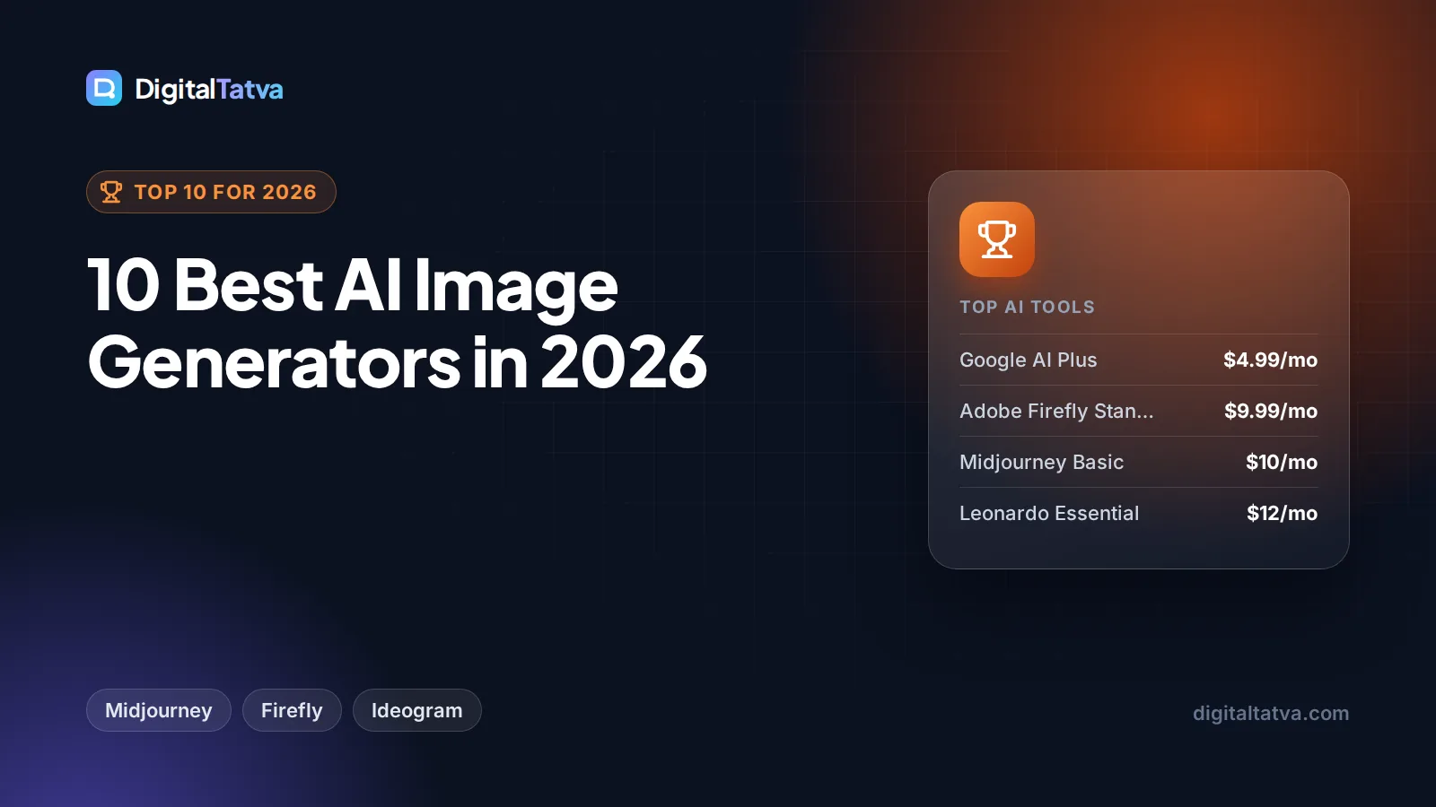 10 Best AI Image Generators in 2026