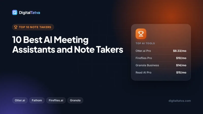 10 Best AI Meeting Assistants and Note Takers