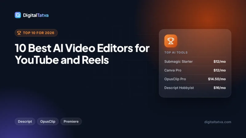 10 Best AI Video Editors for YouTube and Reels