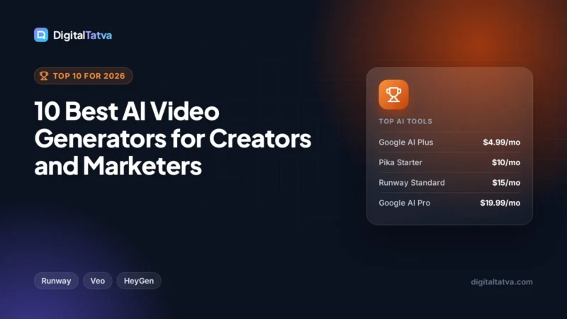 10 Best AI Video Generators for Creators and Marketers