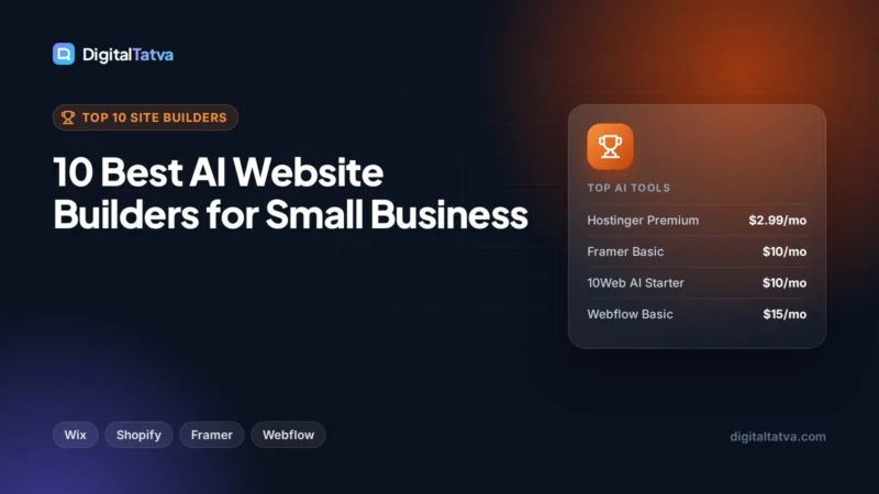 10 Best AI Website Builders for Small Business