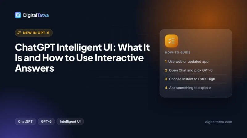 ChatGPT Intelligent UI: What It Is and How to Use Interactive Answers
