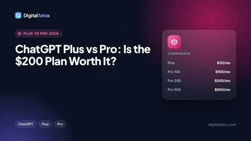 ChatGPT Plus vs Pro: Is the $200 Plan Worth It?