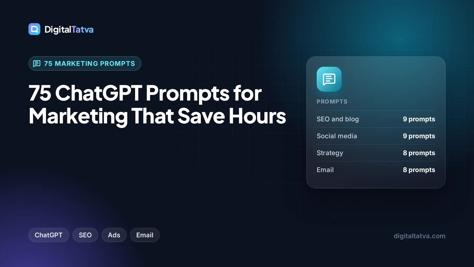 75 ChatGPT Prompts for Marketing That Save Hours