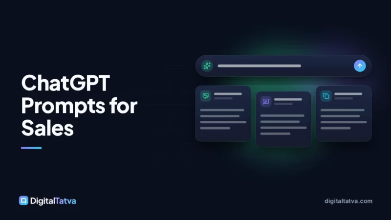 50 ChatGPT Prompts for Sales, From Prospecting to Closing
