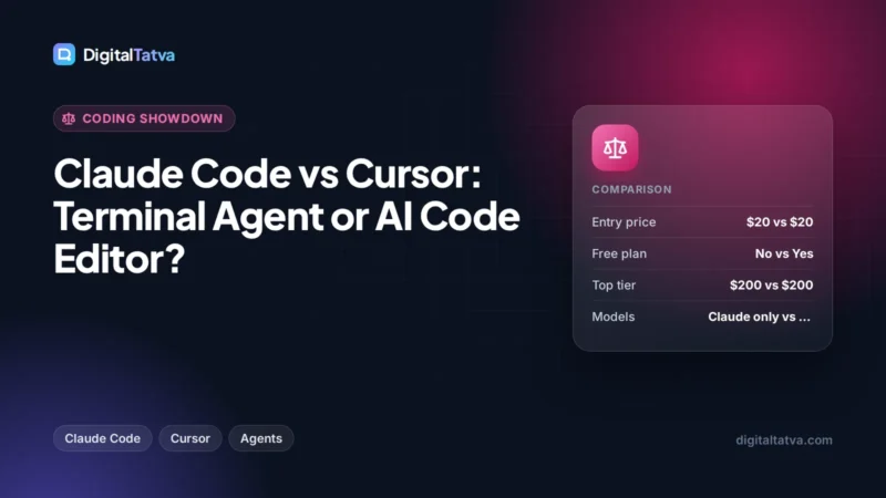 Claude Code vs Cursor: Terminal Agent or AI Code Editor?