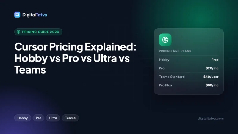 Cursor Pricing Explained: Hobby vs Pro vs Ultra vs Teams