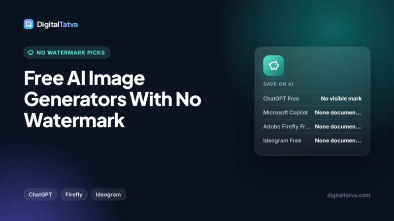 Free AI Image Generators With No Watermark