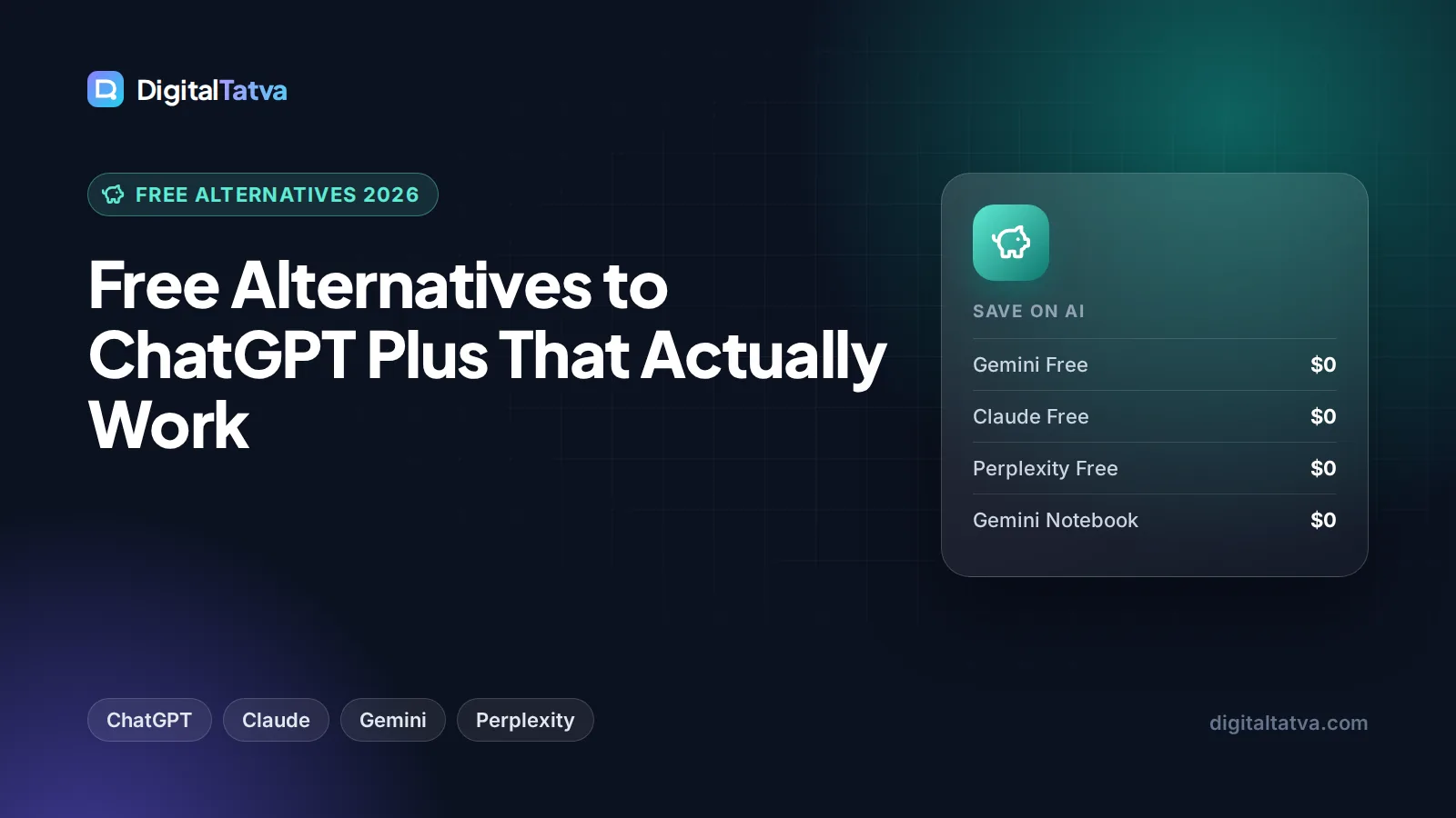 Free Alternatives to ChatGPT Plus That Actually Work