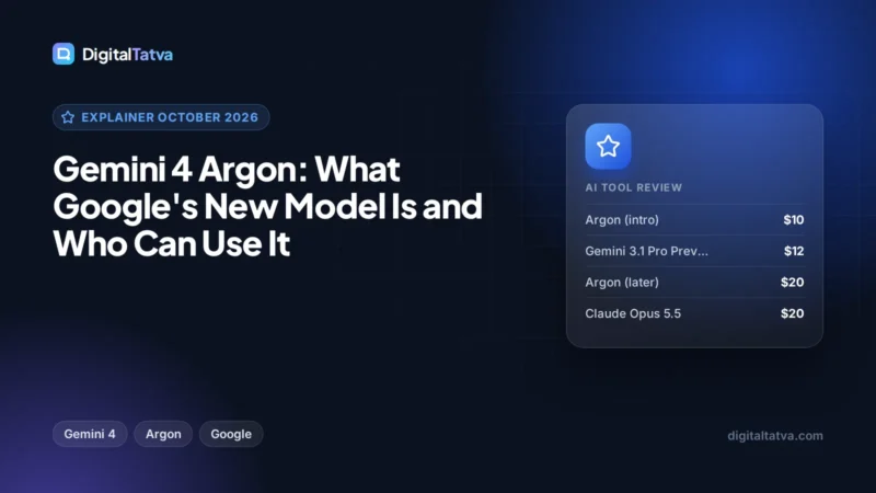 Gemini 4 Argon: What Google’s New Model Is and Who Can Use It