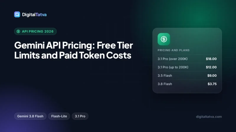 Gemini API Pricing: Free Tier Limits and Paid Token Costs