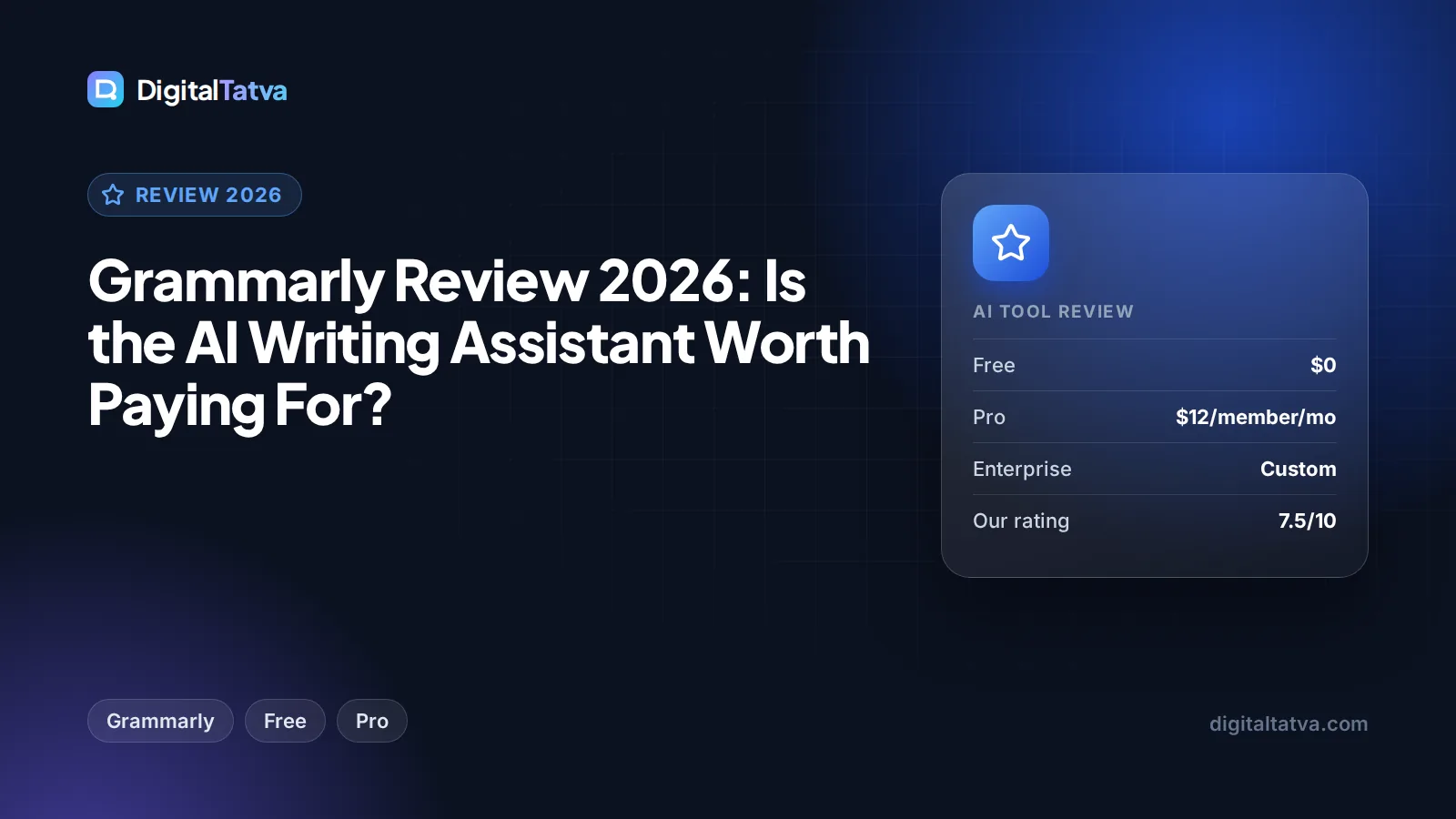 Grammarly Review 2026: Is the AI Writing Assistant Worth Paying For?