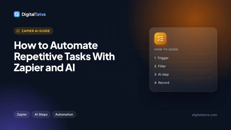 How to Automate Repetitive Tasks With Zapier and AI