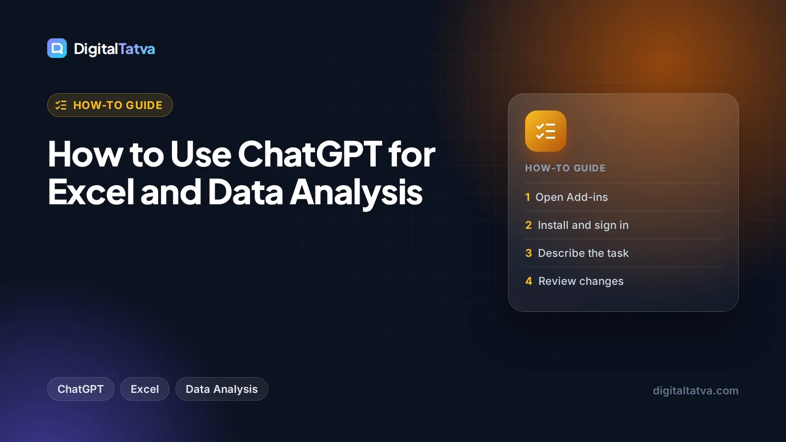 How to Use ChatGPT for Excel and Data Analysis