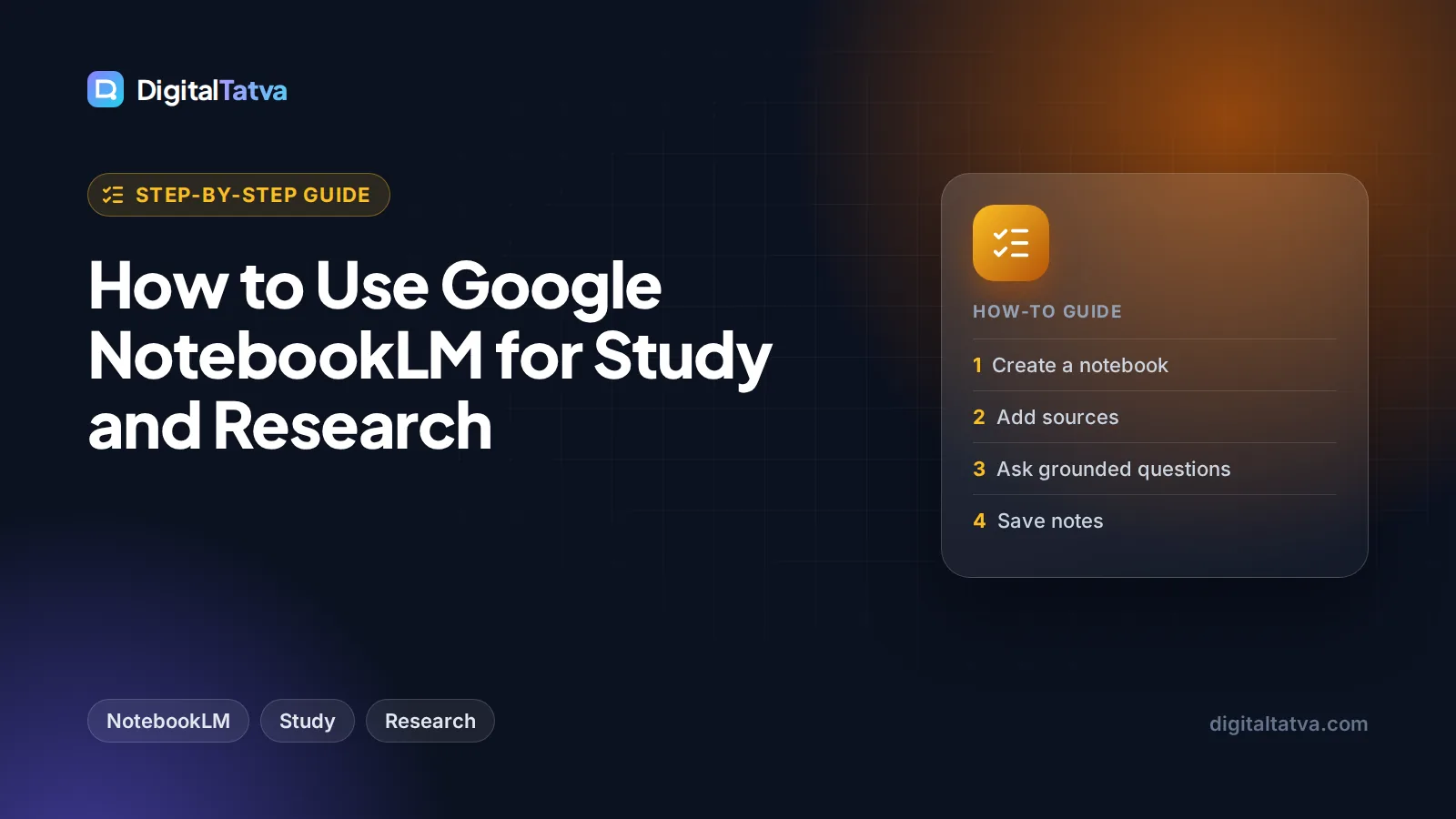 How to Use Google NotebookLM for Study and Research