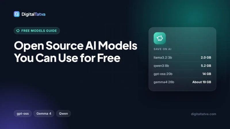 Open Source AI Models You Can Use for Free
