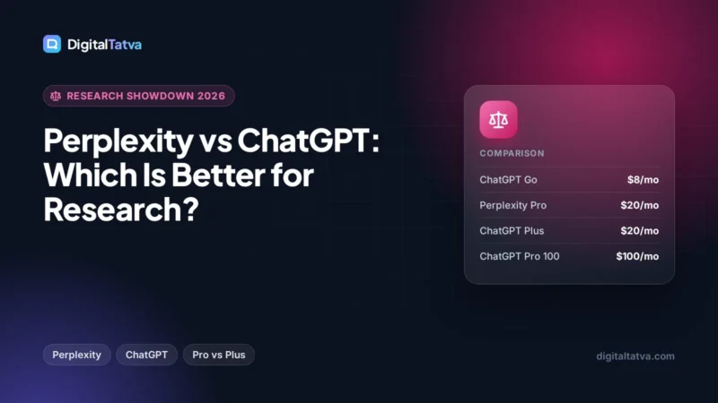 Perplexity vs ChatGPT: Which Is Better for Research?