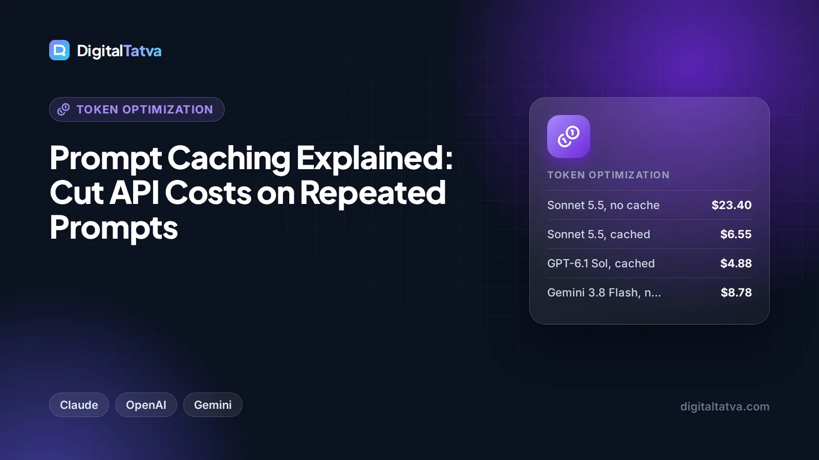 Prompt Caching Explained: Cut API Costs on Repeated Prompts