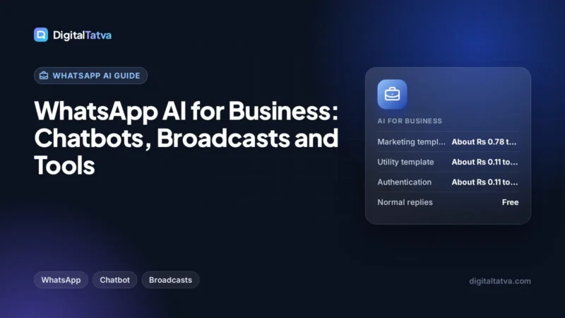 WhatsApp AI for Business: Chatbots, Broadcasts and Tools