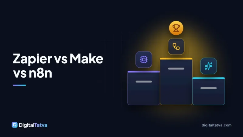 Zapier vs Make vs n8n: Best Tool for AI Automation